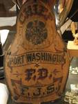Helmet shield of Frederick Snow, first PWFD Chief of Department